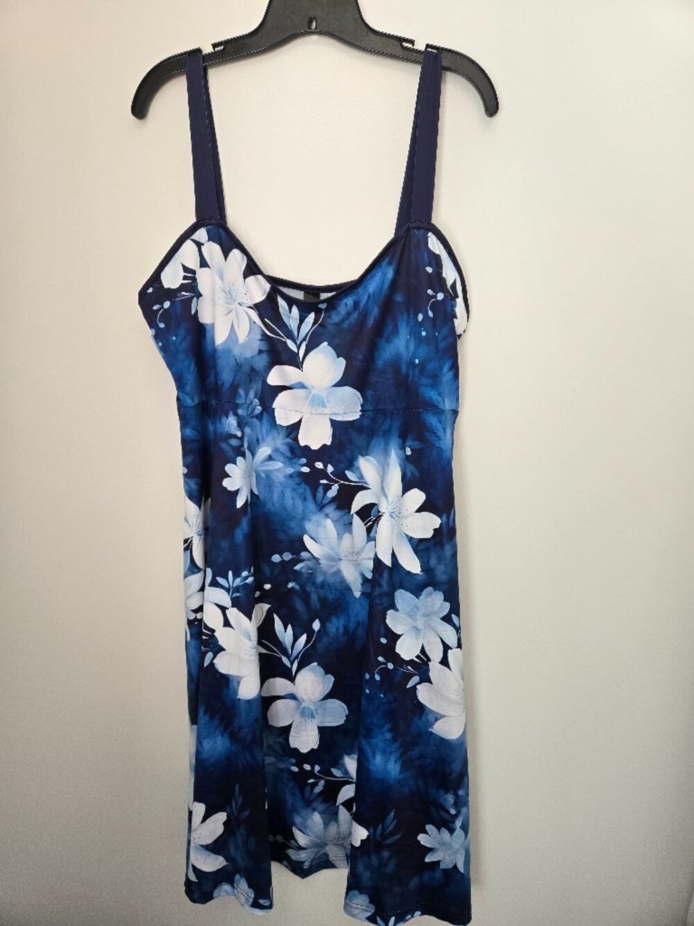Rosegal Floral Hawaiian Tank Dress Sleeveless A-Line Size XL/1X-Beach/Cruise